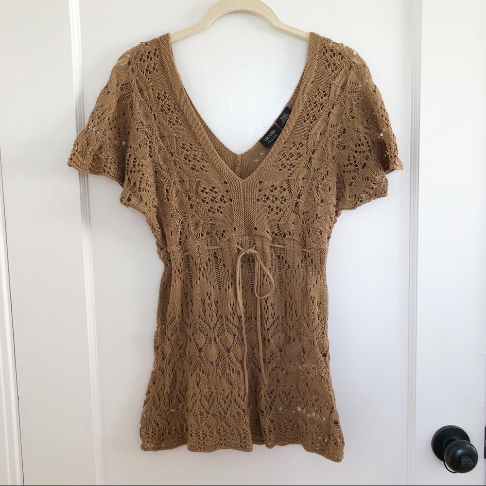 Nicole miller knit short sleeve